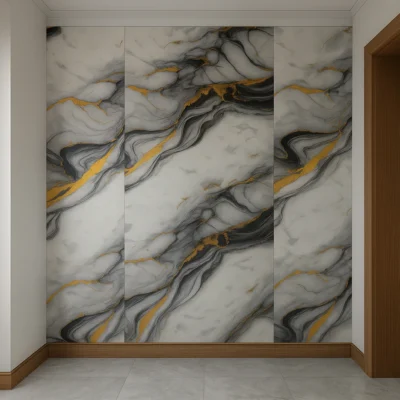 Pannello Effetto Marmo 120 cm x 300 cm Alta resistenza Effetto Autentico - immagine 2