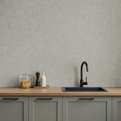 Pannello Effetto Marmo 120 cm x 300 cm Alta resistenza Effetto Autentico Grigio - immagine 2