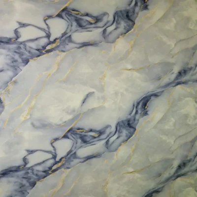 Pannello Effetto Marmo 120 cm x 300 cm Alta resistenza Effetto Autentico Blu