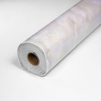 Pannello Effetto Marmo 120 cm x 300 cm Alta resistenza Venature Chiare - immagine 2