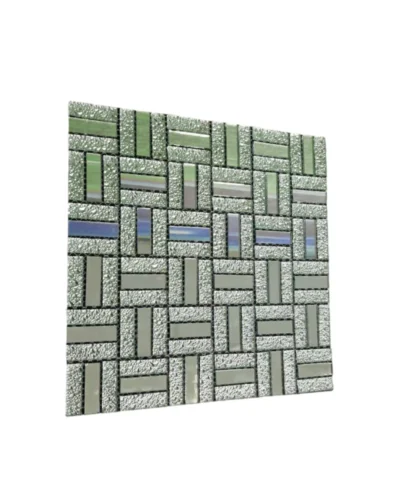 Piastrella adesiva rigida Effetto Specchio 30x30 cm Argento