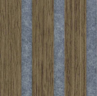 JM2505 Fonoassorbente Smart MDF 280x60x1 cm Noce Americano Pet Grigio
