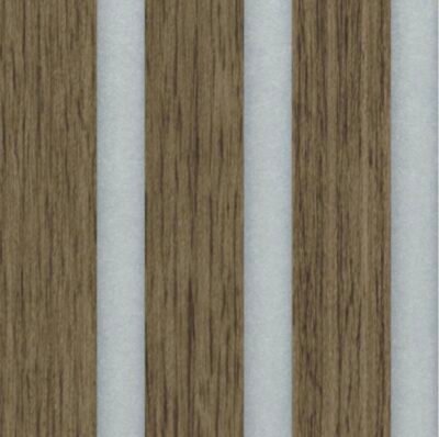 Fonoassorbente Smart JM2505 MDF 280x60x1 cm  Noce Americano Pet Bianco