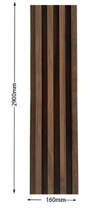 Doga in WPC 16x290 cm Noce Scuro - immagine 2