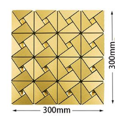 600 Piastrelle Adesive Mosaico Specchio 10x10 Mm - Acrilico Autoadesivo Per Decorazioni Fai Da Te E Palle Discoteca