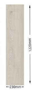 Pavimento SPC Rigido - 23x122 cm spessore 6 mm - quercia bianchizzata