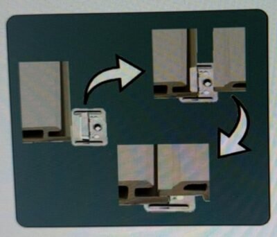 Ganci per installazione doghe