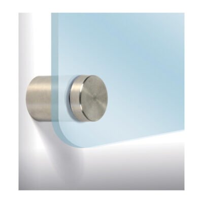 BL DISTANZIALE P/TARGA D 30X25 MM NICHEL SAT 4 PZ