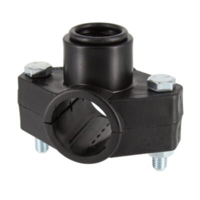 RACCORDO POLIPROP PRESA A STAFFA D 32MMX3/4 FEM*