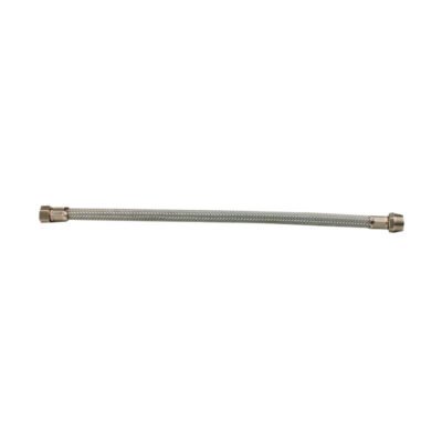 PL FLESSIBILE INOX M 3/8 F 1/2 40 CM  2 PZ
