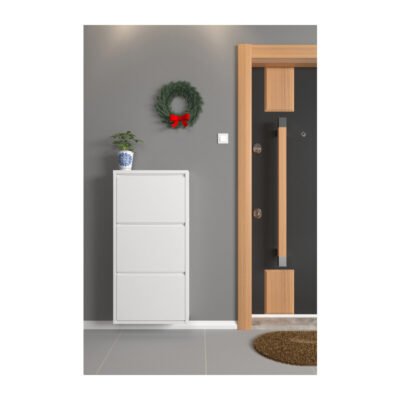 SCARPIERA 3A METALLO CM 50X15X104 BIANCO