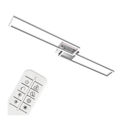 PLAFONIERA LED FRAME 40 W CCT CM 110X25 ALLUMINIO