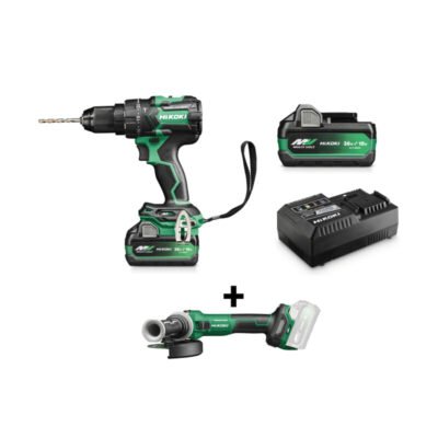 HIKOKI KIT TRAPANO C/PERC+SMERIGL 125MM KCITDVG36A