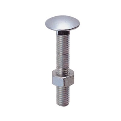 BS BULLONE C/DADO TTDQ  6X120MM ZINCATO 5 PZ