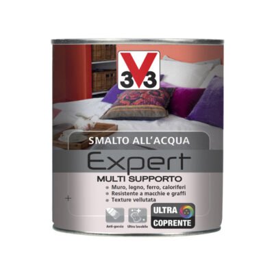V33 SMALTO MULTISUPPORTO EXPERT BIANCO GHIACCIO 0,5L