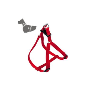 ZOOV PETTORINA REG.NYLON ROSSO MM.20XCM.40/58