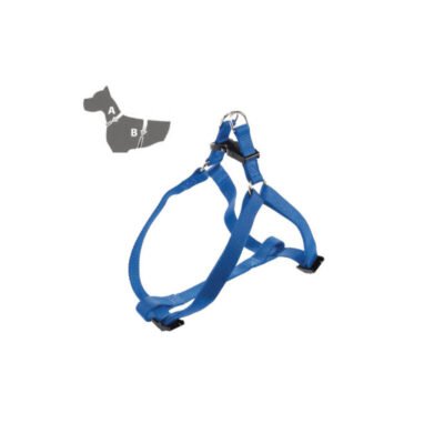 ZOOV PETTORINA REG.NYLON BLU MM.15XCM.35/51