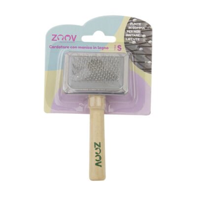 ZOOV CARDATORE C/MANICO LEGNO 6X4,5 CM