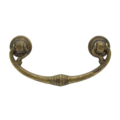 BL MANIGLIA 03027  82X40 MM OTTONE ANTICATO