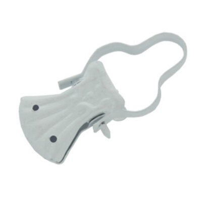SC PINZA P/TENDE C/ARCO LACCATO BIANCO 10 PZ