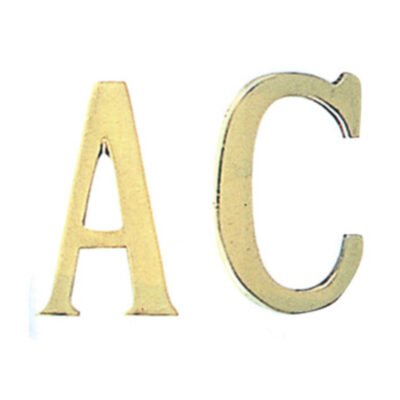 BL LETTERA A IN OTTONE 75 MM