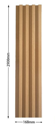 Doga in WPC 16x290 cm Acero - immagine 2