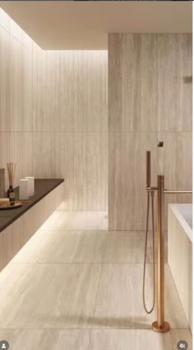 Pannello TRAVERTINO SPC - Ultra opaco 280x120 cm Spessore 3 mm - immagine 2