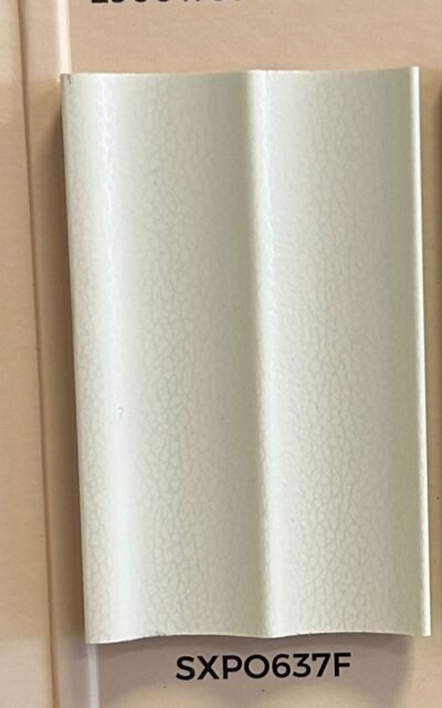 Terminale apertura SXPO637F per doga PO637F bianco perla 2900x59x12 mm