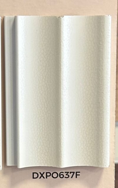 Terminale chiusura DXPO637F per doga PO637F bianco perla 2900x59x12 mm