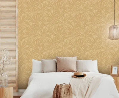 Carta da Parati art. Z57739 misure 53 cm x 10 mt Foglie 3D - immagine 2