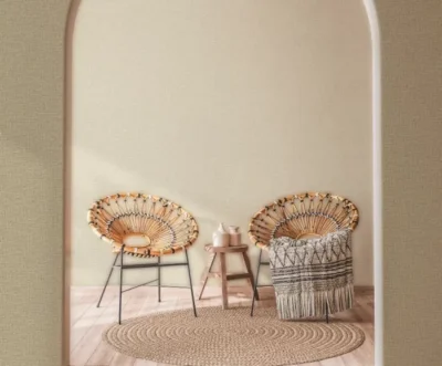 Carta da Parati art. Z77507 misure 53 cm x 10 mt Effetto lino - immagine 2