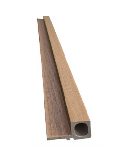 Profilo di chiusura in PVC Castagno