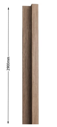 Profilo di chiusura in WPC Quercia - immagine 2