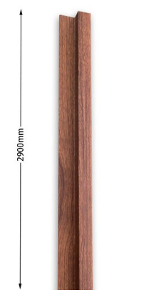 Profilo di chiusura in WPC Wood - immagine 2