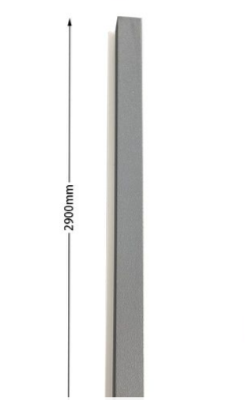 Profilo di apertura in PVC Grigio Satinato - immagine 2
