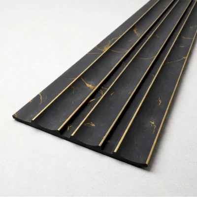 Doga black and gold wawe - 12x290