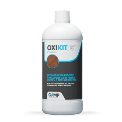 Oxi Kit 01 – Attivatore di ruggine per ferro, acciaio Corten e acciai ferrosi - Camp