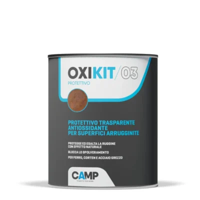 Oxi Kit 03 – Protettivo trasparente antiossidante per superfici arrugginite - Camp