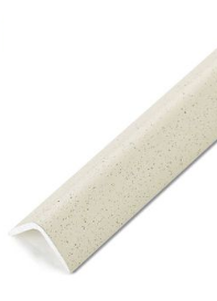 Profilo angolare protettivo in alluminio – 2x2x250 cm Effetto vernice a spruzzo beige - immagine 2