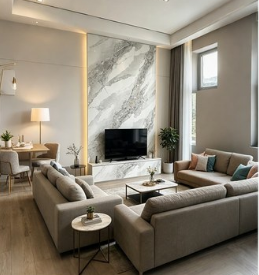 Pannello PVC Rigido Effetto Marmo 122×290 cm Spessore 2,5mm StonePearl - immagine 2