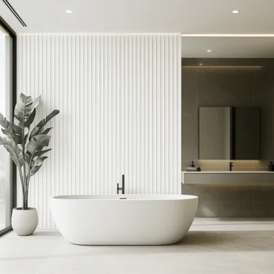 Doga ESSECI in WPC 290x21,9x2,6cm - Bianco - immagine 11