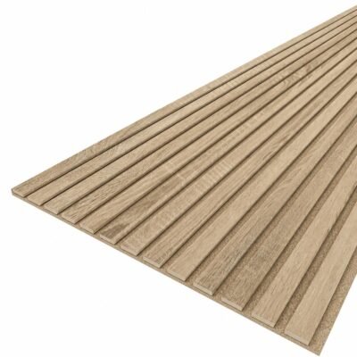 LAMELLO FLESSIBILE ROVERE NATURALE AIR MATCH  TONO SU TONO MIS. 2780X600X9 MM - immagine 2