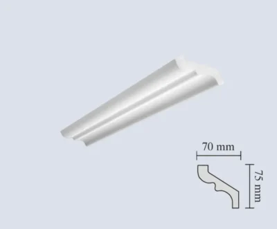 GUSCIO IN EPS COMPATTO 7,2 X 7,2 X 200 CM - Cod. Z01-000C80